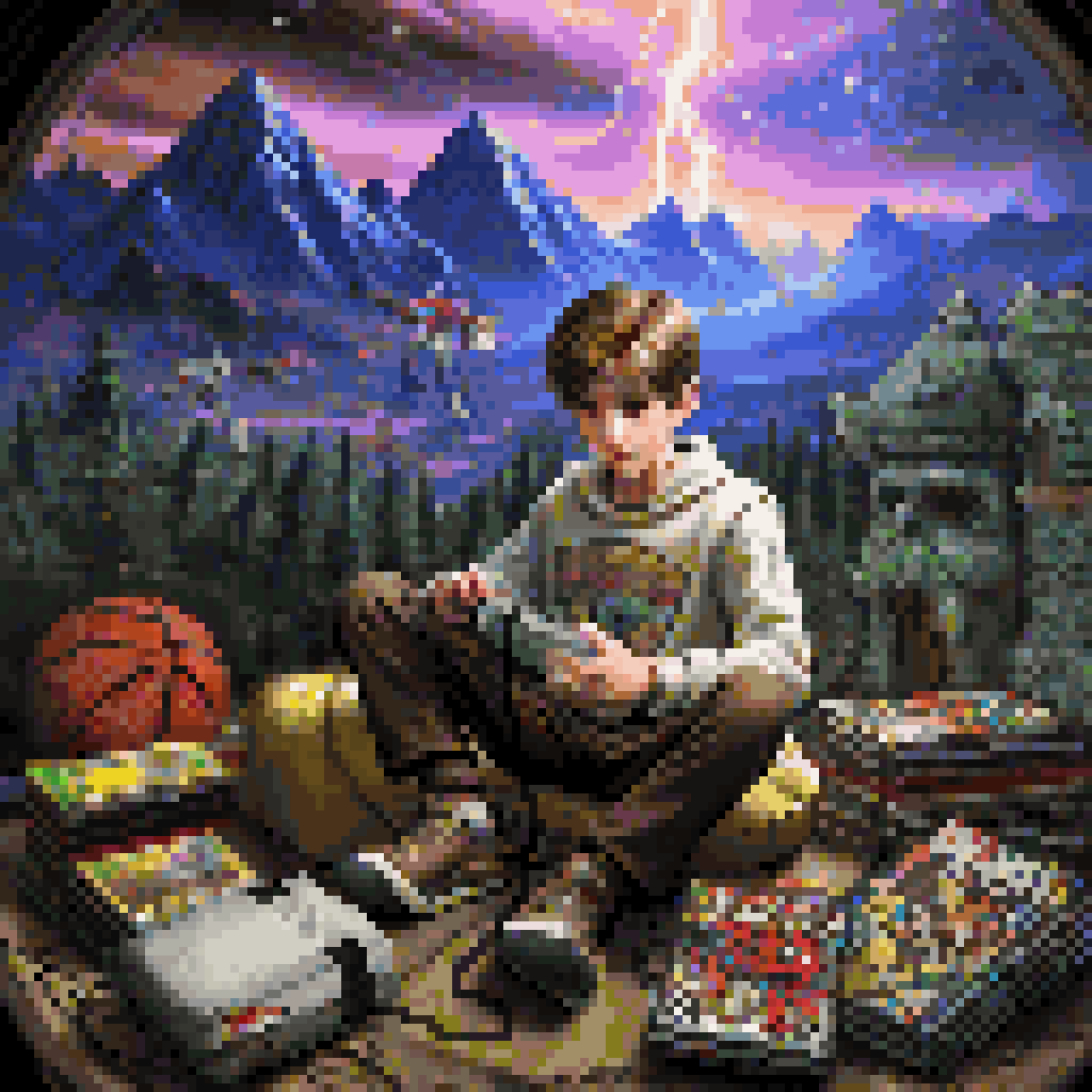 pixelart gamerboy